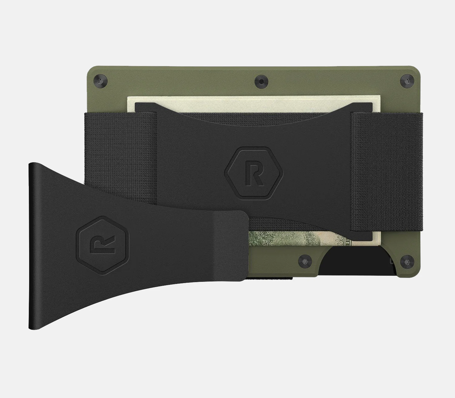 Ridge Wallet - Matte Olive Titanium - Image 14