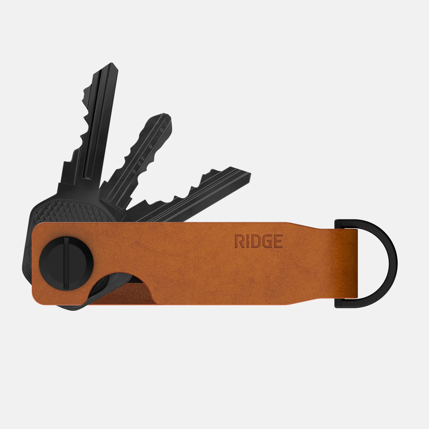 Ridge KeyCase - Tobacco Brown Leather - Image 10
